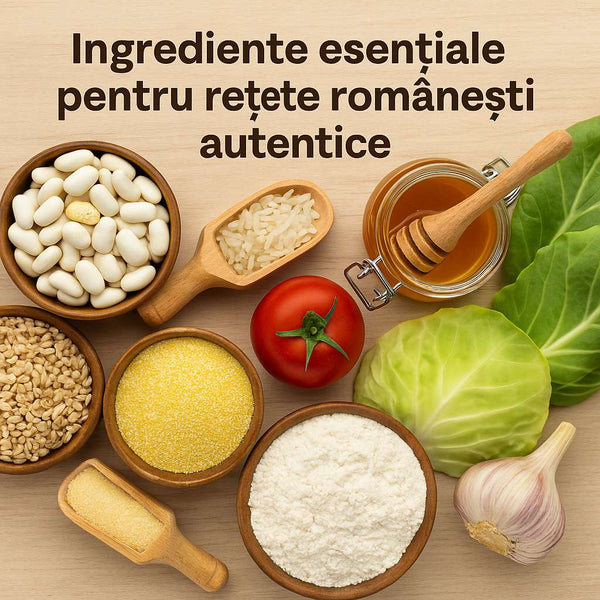 Ingrediente esențiale pentru rețete românești autentice
