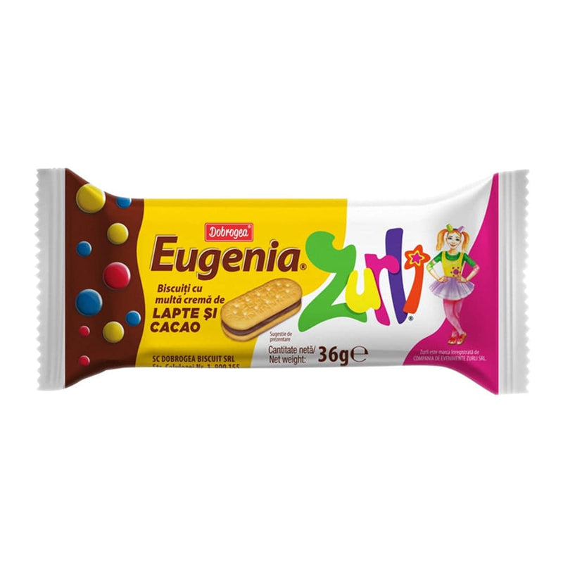 Eugenia Zurli cu crema de lapte si cacao - 10 bucati - Delumani - Magazin Online Romanesc 