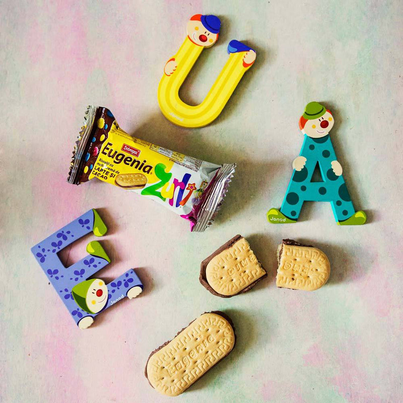 Eugenia Zurli cu crema de lapte si cacao - 10 bucati - Delumani - Magazin Online Romanesc 