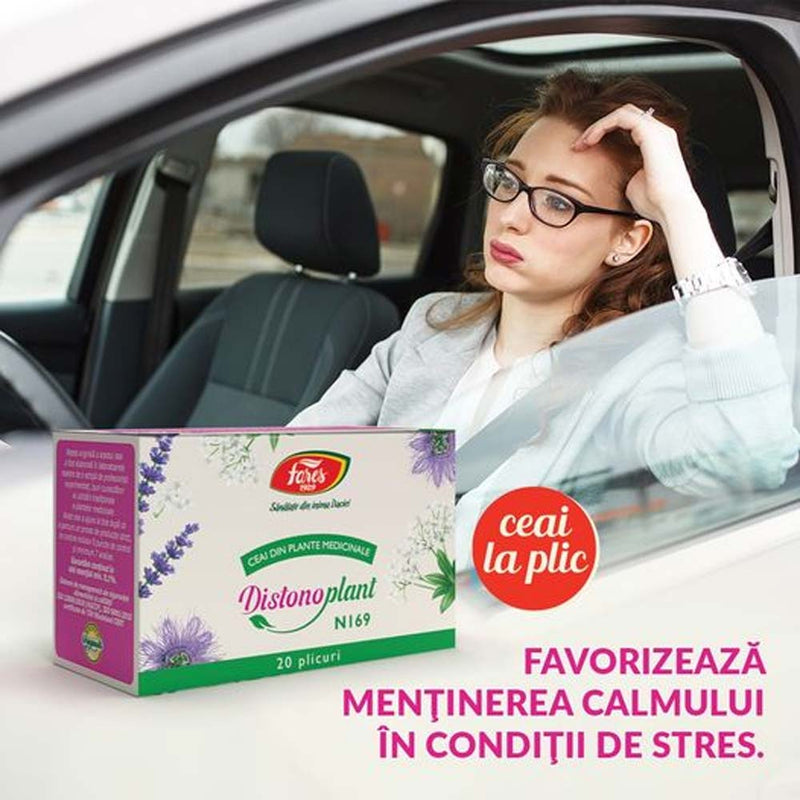 Ceai Distonoplant, N169, 20 plicuri, Fares - Delumani - Magazin Online Romanesc 