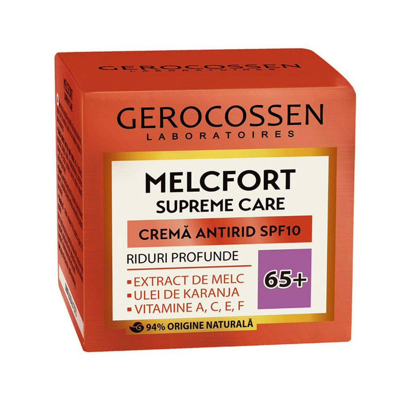 Crema antirid riduri profunde 65+ SPF10 Melcfort Supreme Care 50 ml, Gerocossen - Delumani - Magazin Online Romanesc 